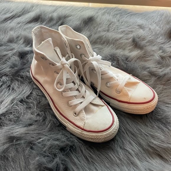 Converse Shoes - Converse white high top Allstars